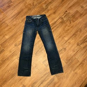Buckle affliction boot cut jeans